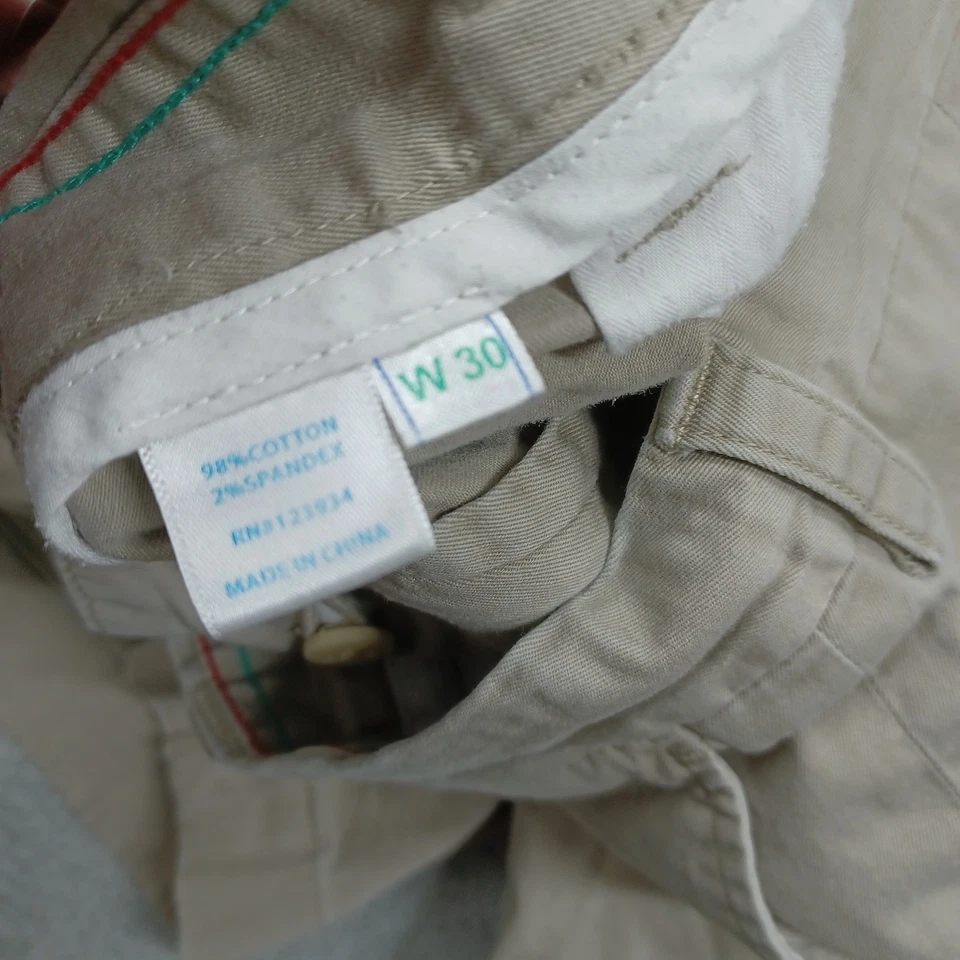 Pantalones Cortos Southern Tide Para Hombre 30 Beige Chino Bolsillos Preppy Náuticos Foto 3 de 4