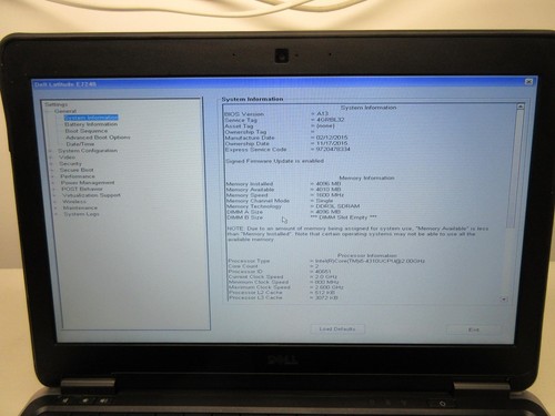 PLACA BASE DELL LATITUDE E7240 VAZ50 LA-9431P i5-4310U ORIGINAL - Afbeelding 4 van 4
