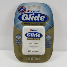 Crest Glide Shred Guard Mint Dental Floss 38.3 yd 35m NEW Sealed Vintage NOS