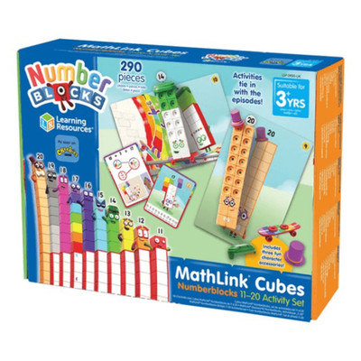 Learning Resources - Zahlenblöcke - MathLink Würfel - 11-20 Aktivitätsset