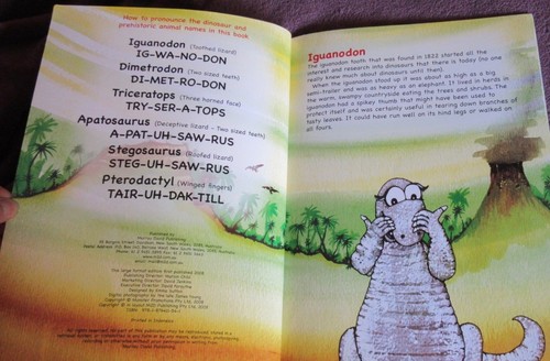 PENNY the Dinosaur WHO Forgot her BIRTHDAY ~ MICHAEL SALMON. RARE LARGER sc - Picture 4 of 12