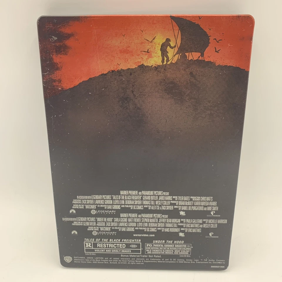 WATCHMEN TALES OF THE BLACK FREIGHTER - STEELBOOK DVD + DIGITAL COPY Foto 2 de 3