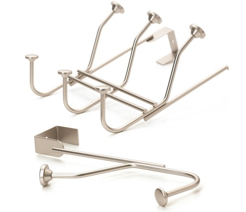 Amerock H55548S-XCP2 Silber Türhaken Rack Organizer Silber - 2er Pack - Bild 5 von 8