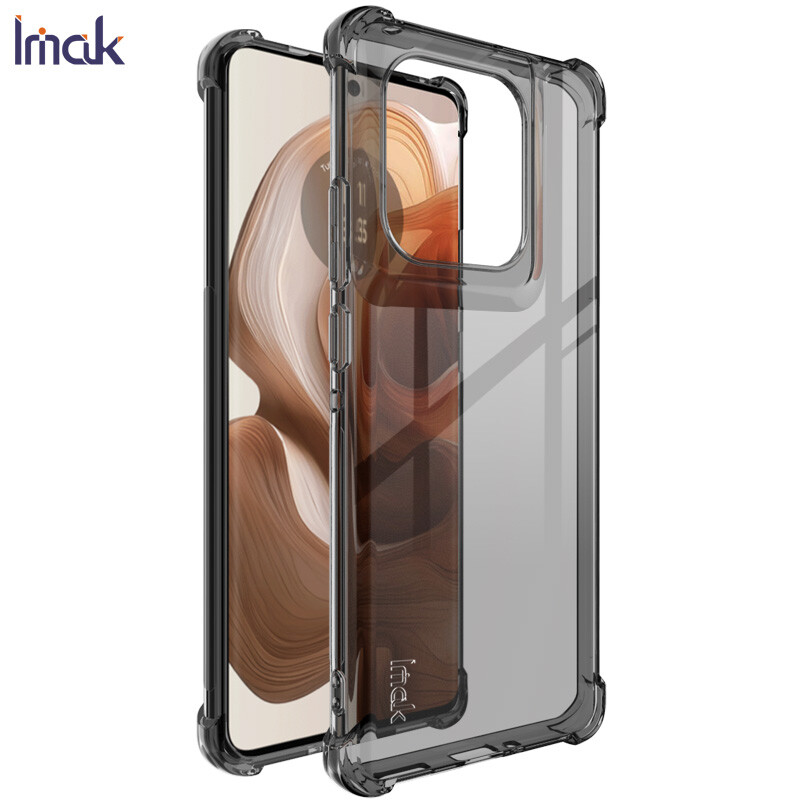 IMAK Clear Airbag Shockproof soft Gel TPU Back Case For Motorola Edge 50 Ultra