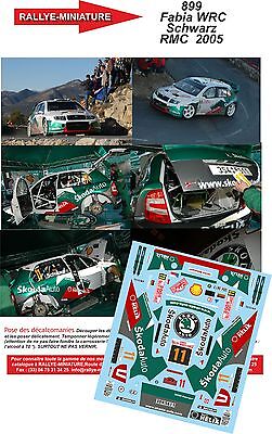 DECALS 1/32 REF 899 SKODA FABIA WRC SCHWARZ RALLYE MONTE CARLO 2005 RALLY DECALS 1/32 REF 899 SKODA FABIA WRC SCHWARZ RALLYE MONTE CARLO 2005 RALLY