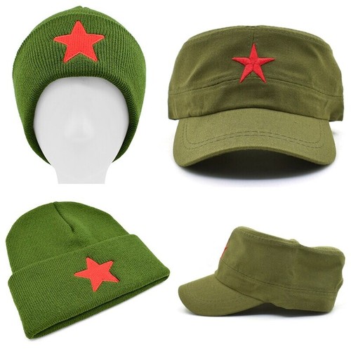 CLIMATE Communist Cap Hat Men Red Star 