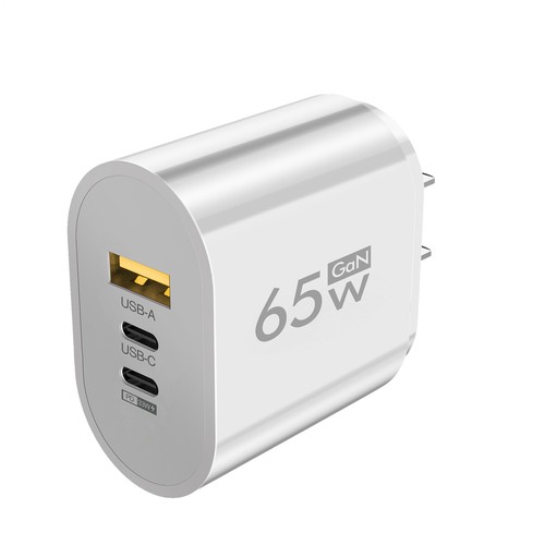 Multiple Ports 65W PD Port USB-A Type C Port Wall Fast Charger Plug Adapter - Photo 6 sur 16