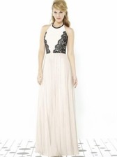 After six 6721......Mother of the Bride Dress...Ivory / Black....Size 14.....NWT