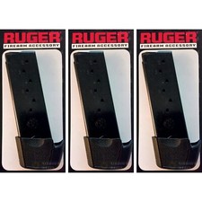 THREE RUGER LC9 LC9S 9mm 9-Round MAGAZINES + ...
