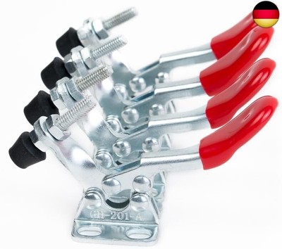 IMAGINE 4Pcs Toggle Clamp 201A Hand Tool 60Lbs,27Kg Fassungsvermögen Antislip 