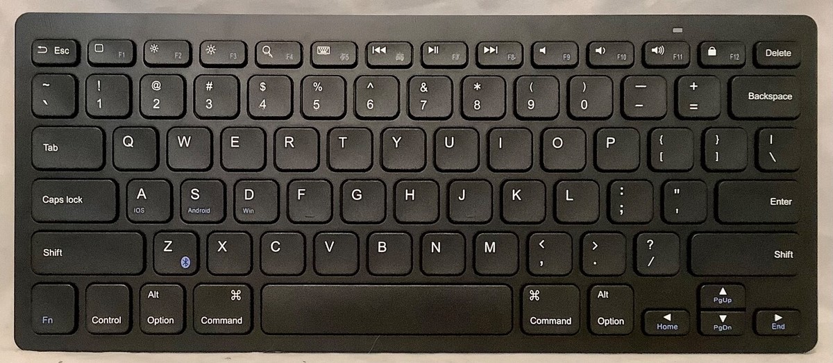 Anchor Ultra Compact Bluetooth Keyboard Model A7726 Black NIB | eBay