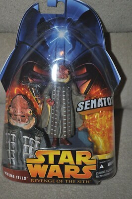 STAR WARS REVENGE OF THE SITH ROTS AKBAR MEENA TILLS CALAMARI SENATOR #47 MOSC