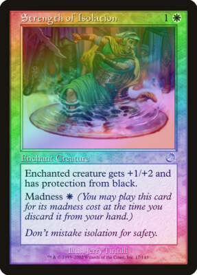 Strength of Isolation FOIL Torment HEAVILY PLD White Uncommon MTG CARD  ABUGames | eBay