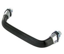 INTERIOR GRAB HANDLE ON DASH BLACK W/ CHROME VOLKSWAGEN T1 BUG BEETLE 1958-1967