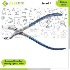 Cynamed Nose Pad Bending Optical Pliers Curved Eyeglasses Repairing Plier