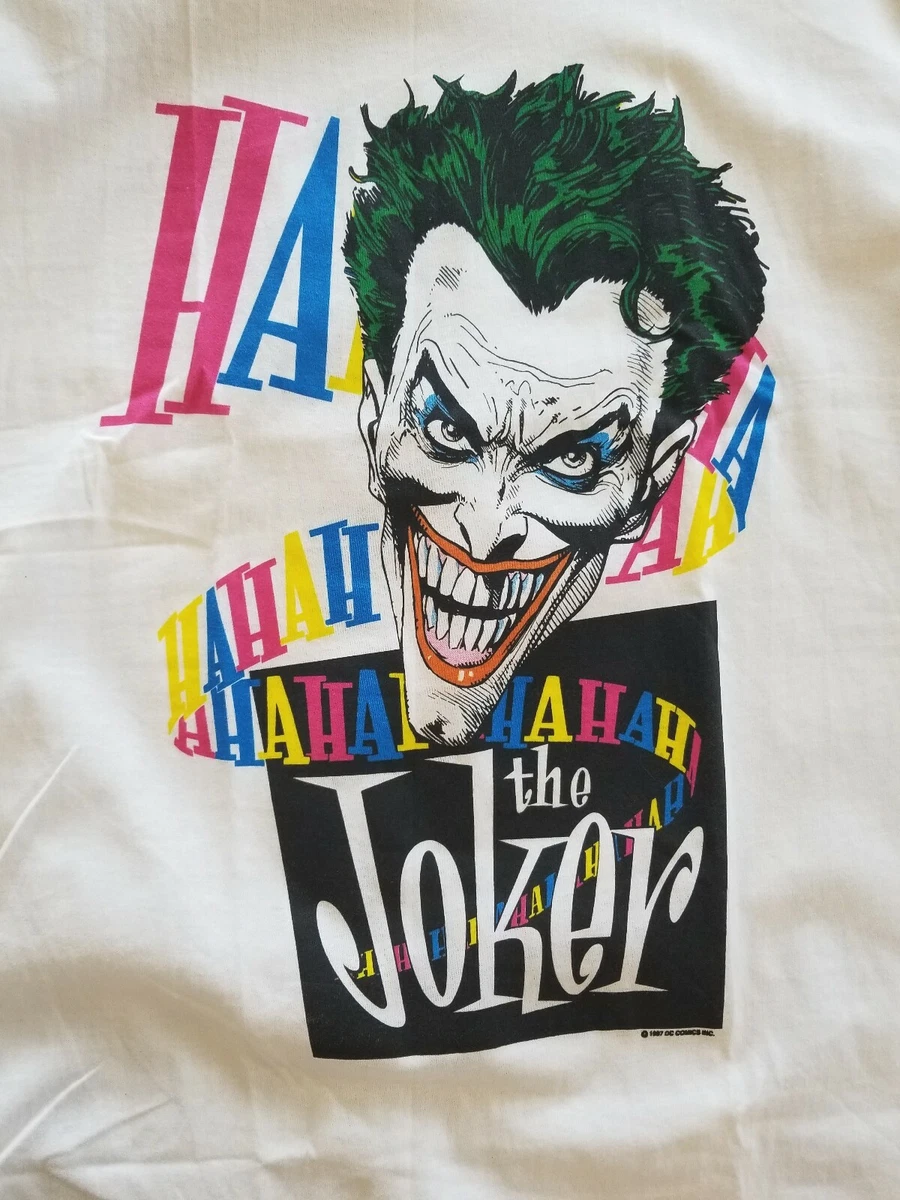 Vintage 80s The Joker Ha Ha Ha Batman Dc Comics Promo Shirt | eBay