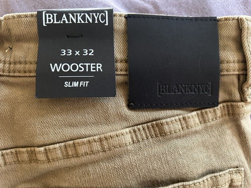 Blank NYC Wooster Slim Fit Jeans in Antik Bronze Neu mit Etikett Herren Größe 33x32 (M742) - Bild 5 von 8