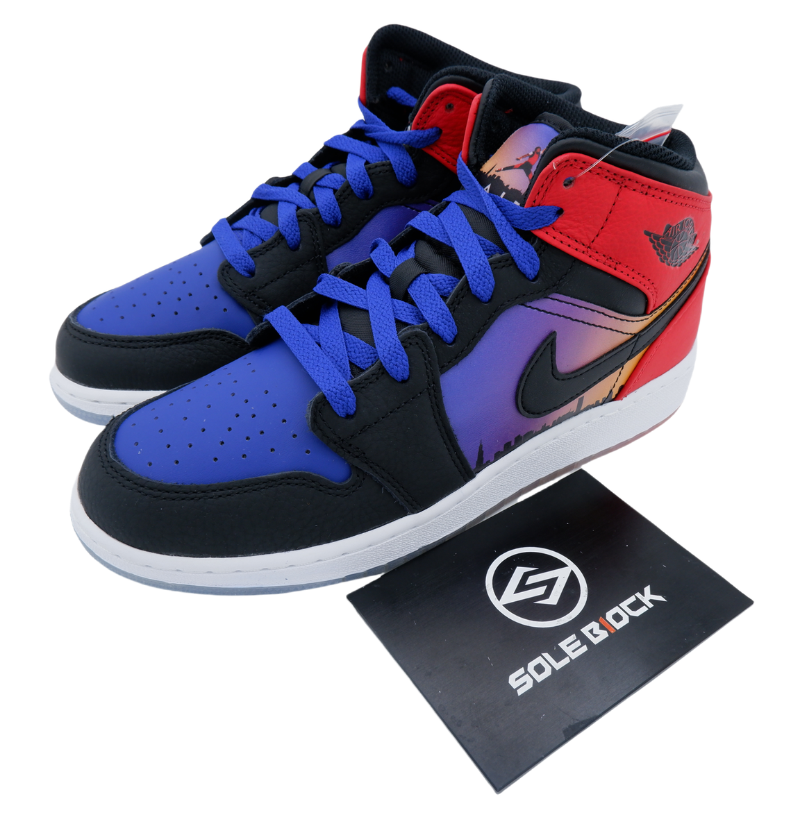 Nike Air Jordan 1 Mid SS GS Skyline GS Retro Sneakers DX4379 Nike Air Jordan 1 Mid SS GS Skyline GS Retro Sneakers DX4379