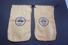 Brooks Brothers -Vintage Shoe Bags - One Pair - Flannel - From The 80's
