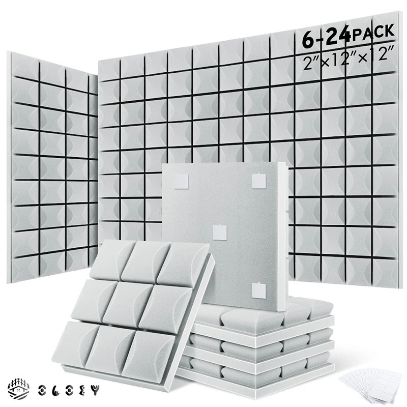 Panel Absorbente de Sonido Champiñón Acústico Insonorización Espuma, KTV Pared Acústica