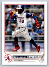 2022 Topps #610 Guillermo Heredia Atlanta Braves Baseball Card