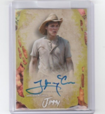 WALKING DEAD SURVIVAL BOX JAMES ALLEN MCCUNE/JIMMY AUTOGRAPH CARD