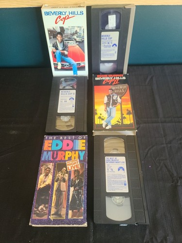 Beverly Hills Cop 1 ~2 ~ The Best Of Eddie Murphy Saturday Night Live 3 Tape Lot - Picture 2 of 15