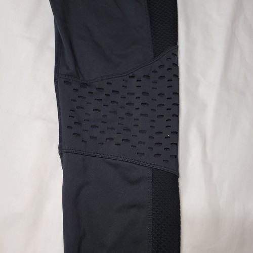 JOYLAB Moto Mesh Leggings Black Pocket Fitness SZ Large Athletic Women Normcore - Picture 18 of 23
