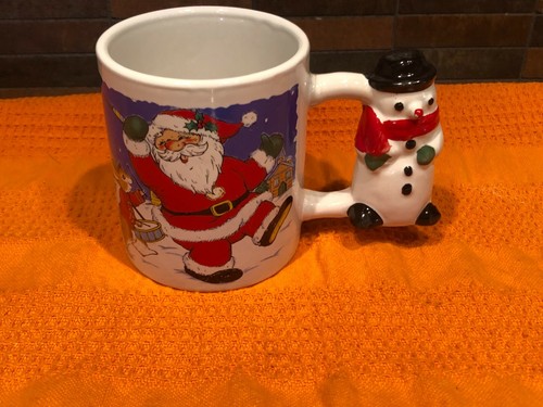 Studio Nova Santa's Night Mug MZ916 Christmas Snowman