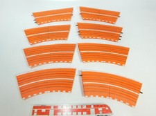 8x Faller AMS/Auto Motor Sport 4772 Steilwandcurve Parts, Very Good BR321-1