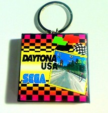 Daytona USA  Arcade Coin Door accessory Keychain