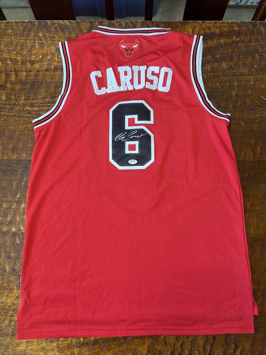 Alex Caruso Signed Jersey Psa/dna Chicago Bulls Autographed 