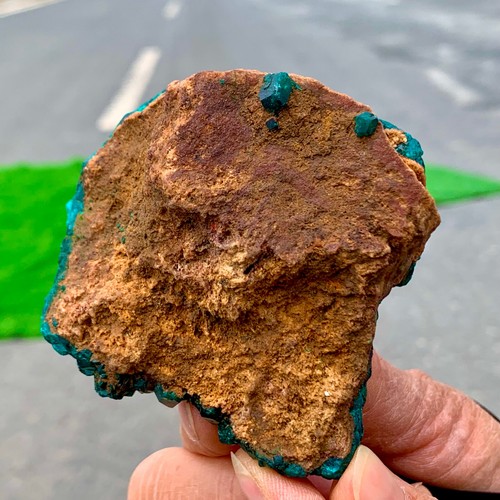 198G Natural green dioptase emerandine gemstone cluster mineral specimen - 第 10/16 張圖片