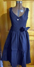Lucky 13 Little black Dress  Pinup Rockabilly  Size Medium