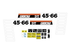 KIT ADESIVI TRATTORE FIAT 45-66 DT COMPLETO DI SIMBOLI E AVVERTENZE