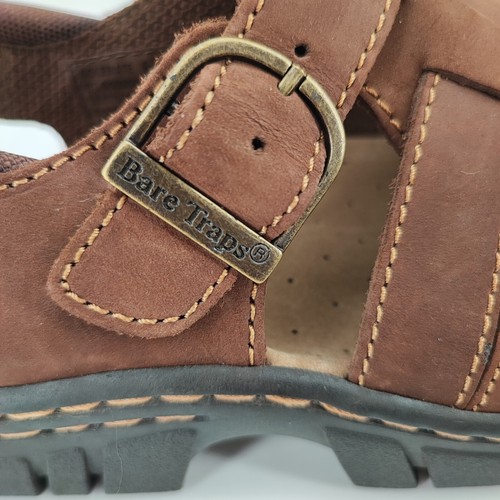 Sandalias de cuero marrón Solemate Bare Traps para mujer talla 8,5 M EE. UU. - Imagen 10 de 10