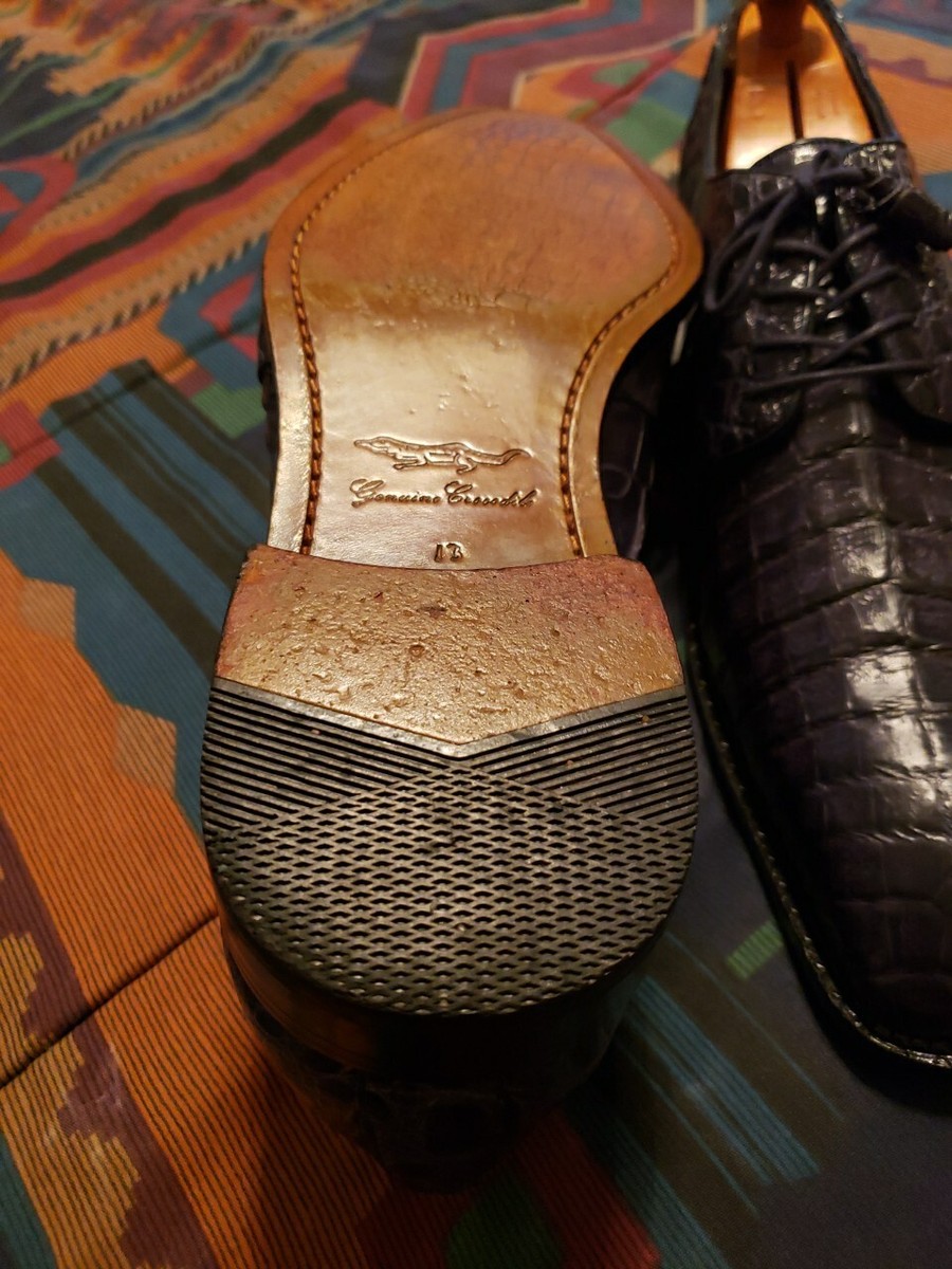 Romano Genuine Crocodile 🐊 Men Dress Shoe's Sz 13-M | eBay