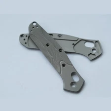 1 Pair Custom Made TC21 Titanium Alloy Knife Handle Scales for Benchmade 945
