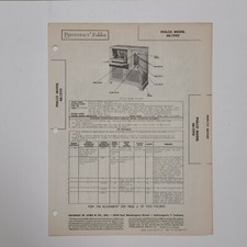 SAMS PHOTOFACT SERVICE MANUAL 47-18 PHILCO RADIO MODEL 48-1290