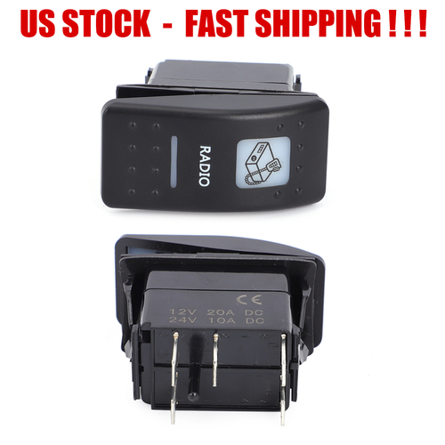 12V 5 Pins For Can Am Rocker Radio Switch 2011-2017 Commander Maverick ...