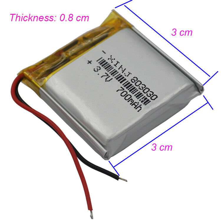 Ersatzakku Für Sena SRL2 – 700mAh / 2,59Wh, Li-Polymer, Kompatibel Mit Sena XK701953