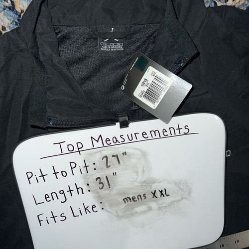Chaqueta cortavientos vintage 2007 para hombre negra Nike Jordan Air Force One cremallera completa - Imagen 7 de 7