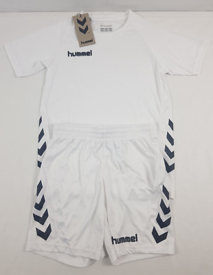 hummel 205871 Unisex-Youth Ensemble Junior Promo Set Track Suit, Blanc, 10 Jahre