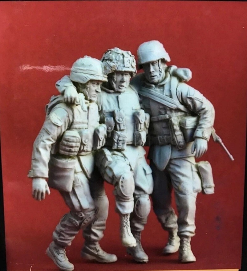 Iraq Fallujah Kit Unpainted 1/35 US Marine Corps Fallujah Iraq War Military Resin Figure ...