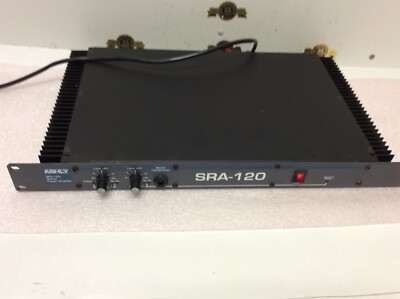 ASHLY SRA-120 Stereo Power Amplifier rack mount powers on untested