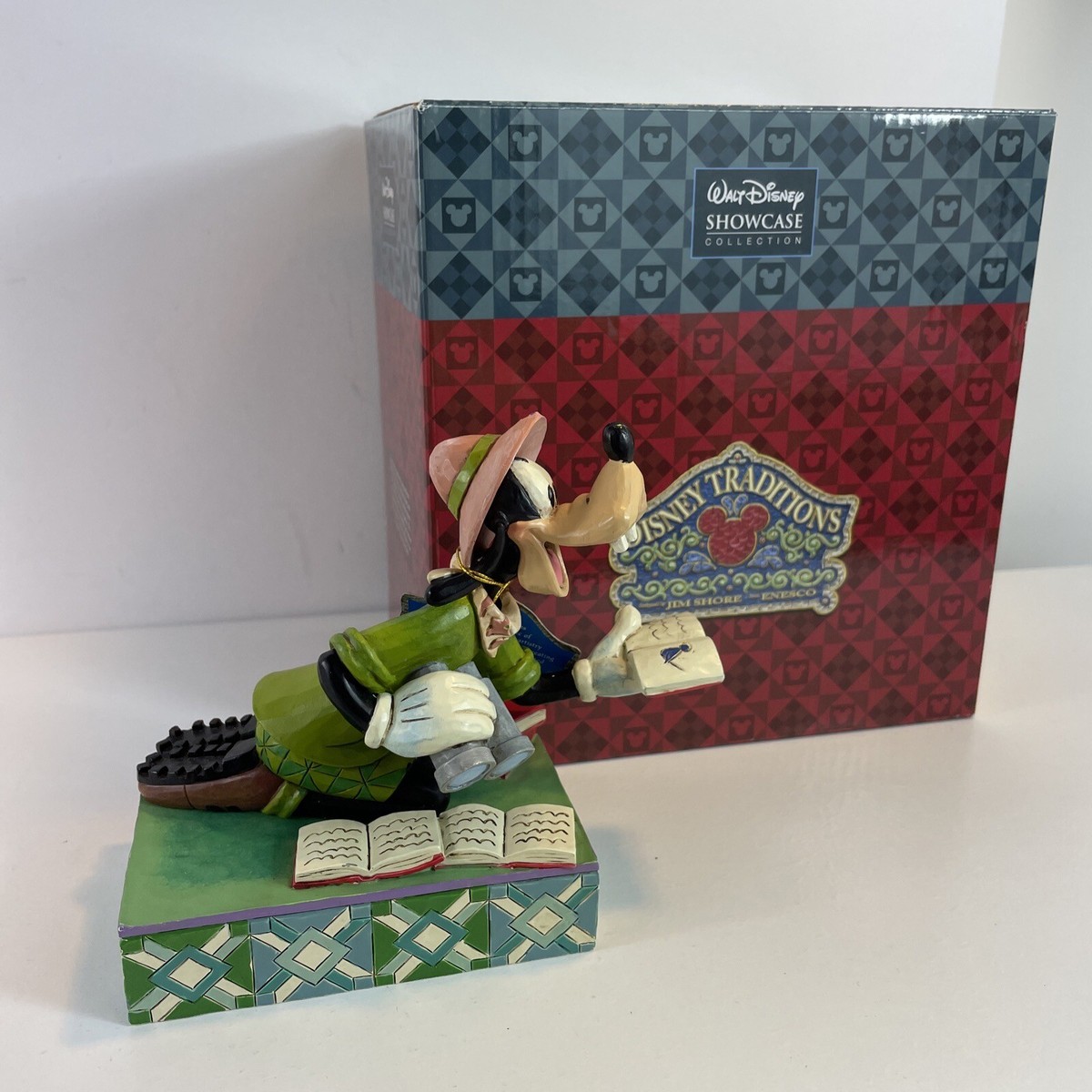 Jim Shore Walt Disney Showcase RARE Bird Watching Goofy ( Bird