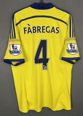 Chelsea FC FÀBREGAS 4 サイン入りシャツ 2016-17 Chelsea Player Issue Away Shirt Fabregas #4 (S)