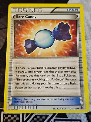 rare candy card value 180/202 Rare Candy | Uncommon Reverse Holo Card | Sword & Shield (Base main image 1