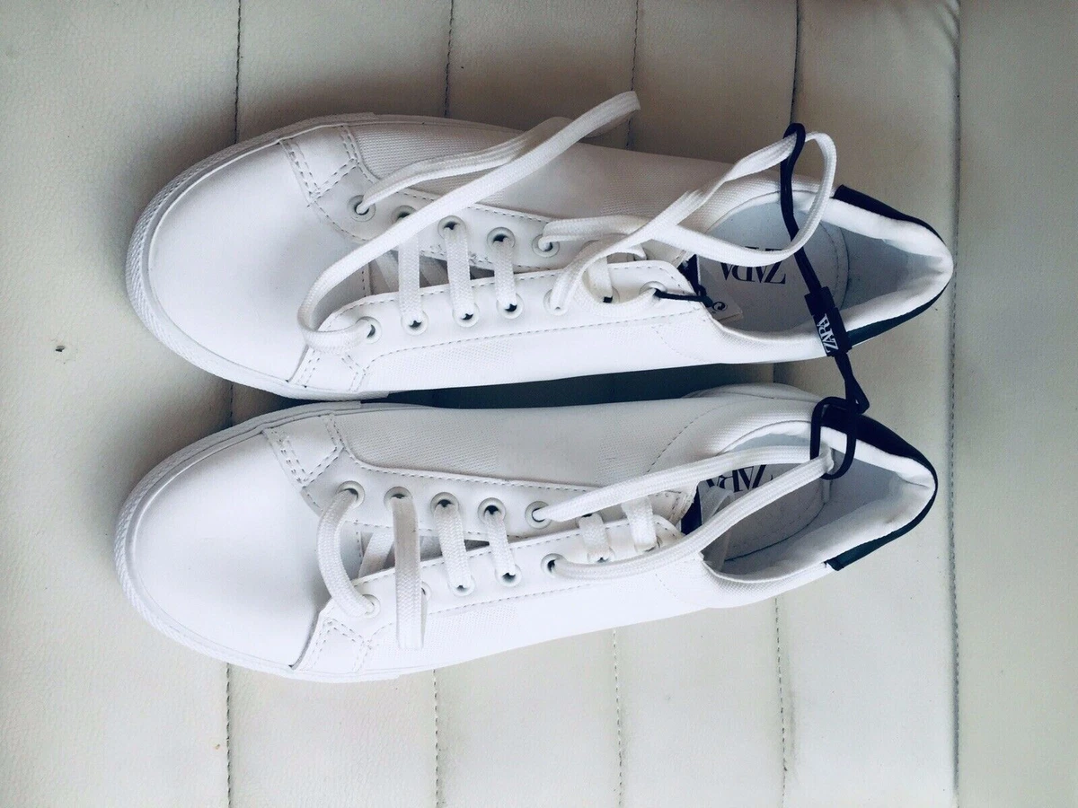 Zara white shop casual shoes