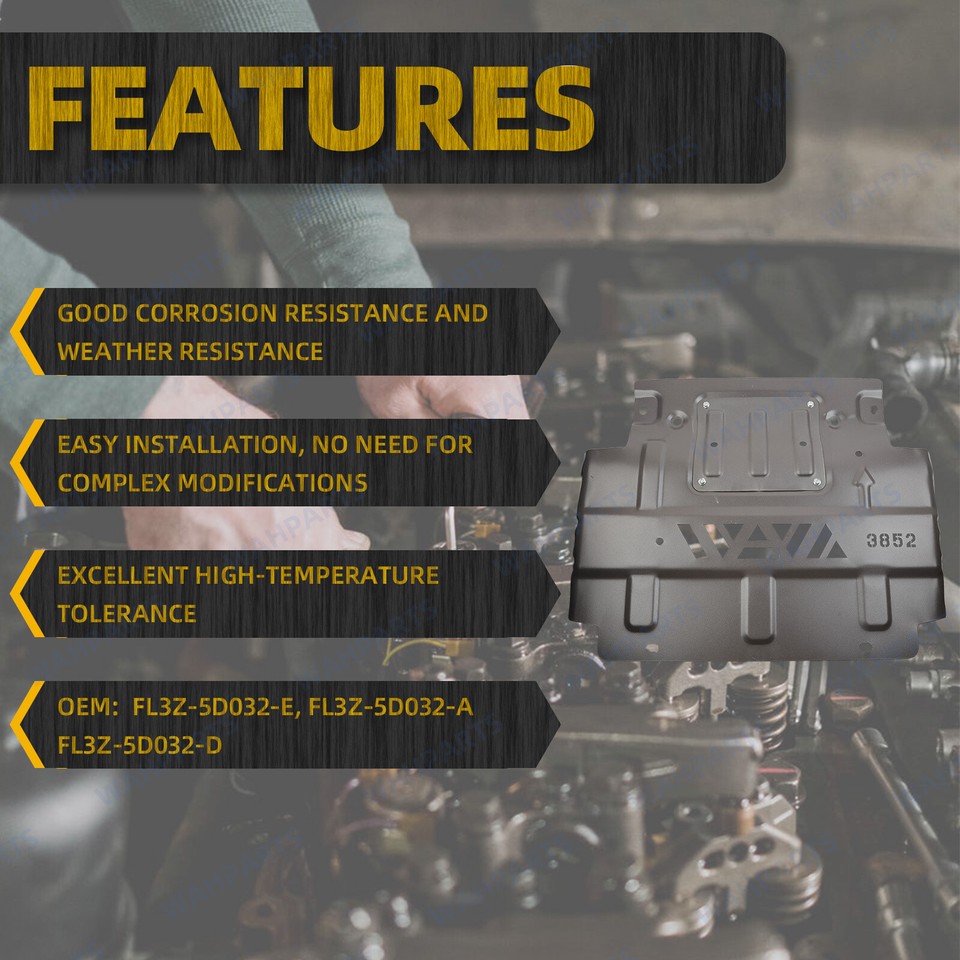 Evan Fischer Front Engine Splash Shield Compatible With 2004-2006 Fo